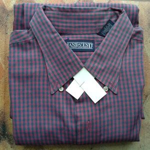 Land's End Men's Regular Large Button Down Shirt